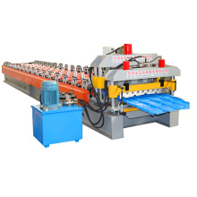 China roll forming machine to make glazed tile metal roofing
